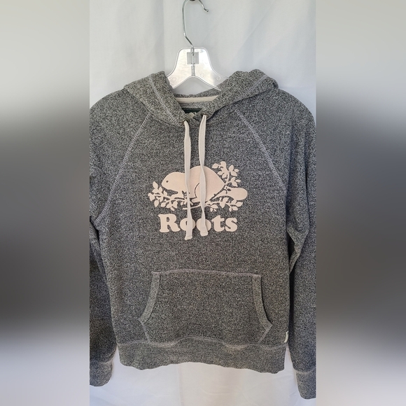 Roots Hoodie - Salt and Pepper  - size S - Picture 4 of 10